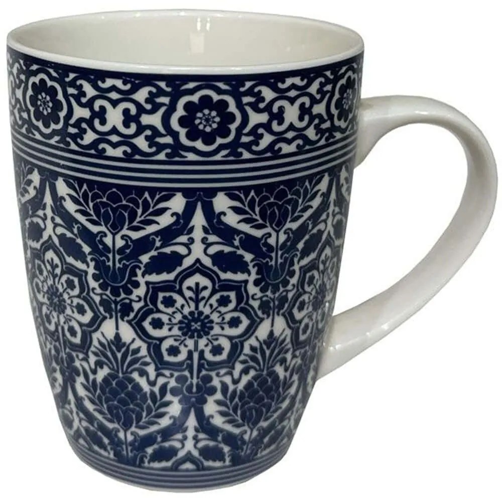 Κούπα Felicia 028876 8x8x11cm White-Blue Πορσελάνη