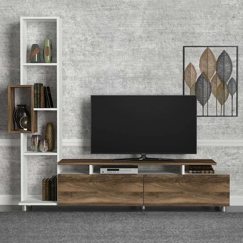 ΣΥΝΘΕΣΗ ΤΗΛΕΟΡΑΣΗΣ TULIP MEGAPAP ΧΡΩΜΑ ΛΕΥΚΟ - ΚΑΡΥΔΙ 160X29,5X160ΕΚ.