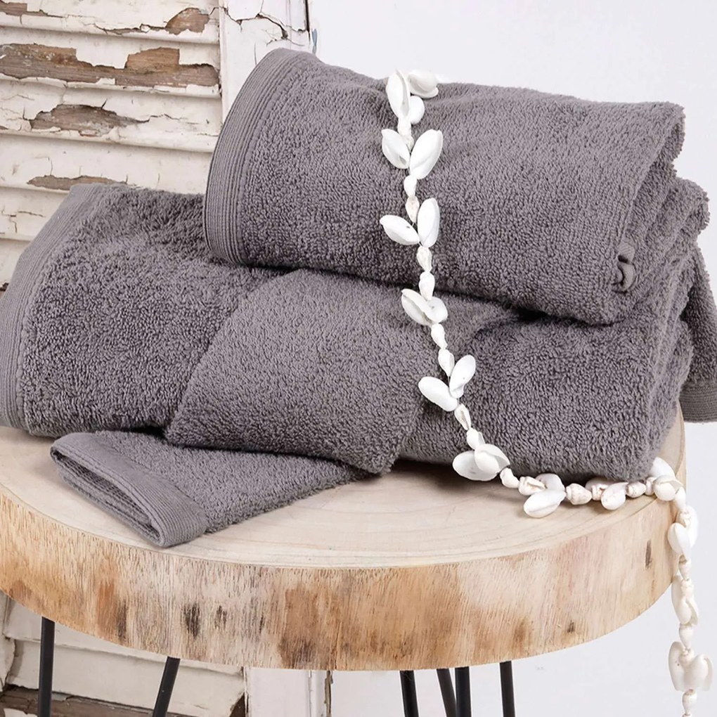 Πετσέτα  Primus Carbon Sb Home Χεριών 30x50cm 100% Cotton