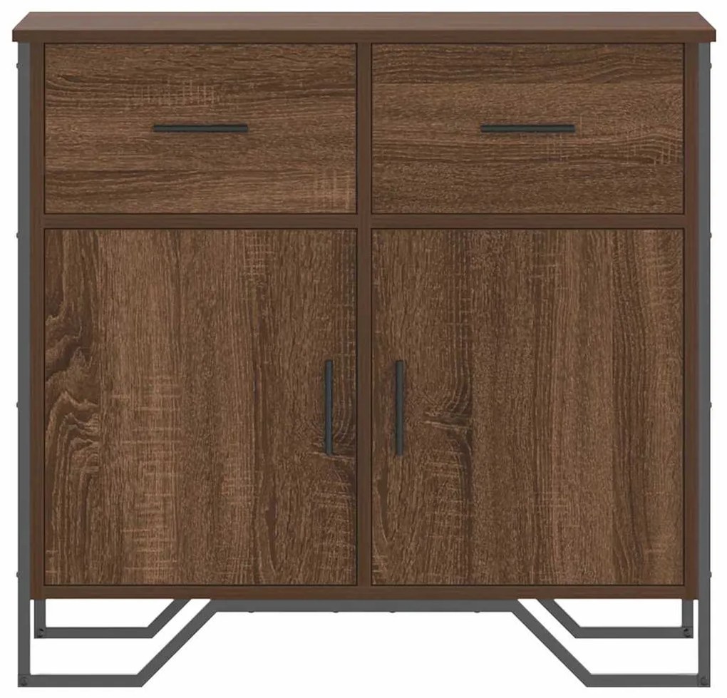vidaXL Ντουλάπι Καφέ Δρυς 79,5x35,5x74,5 εκ. Επεξεργασμένο Ξύλο