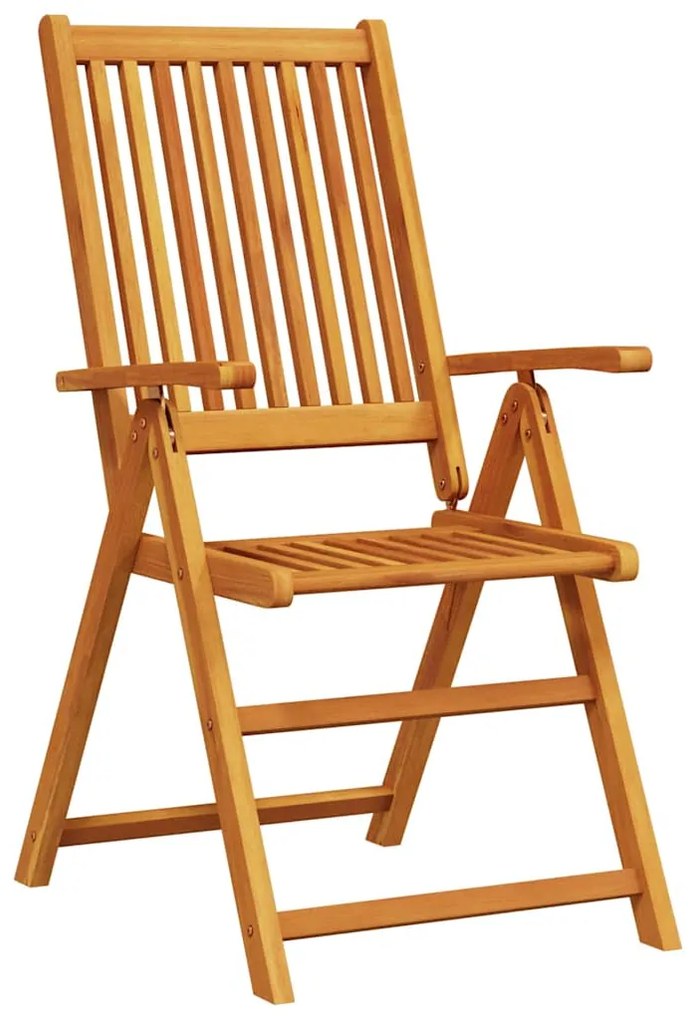 vidaXL Σέτ φαγητού για κήπο 7 pcs Καφέ Στερεό Ξύλο Ακακίας