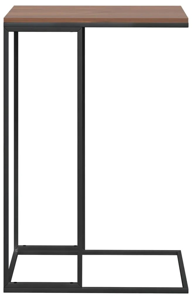 vidaXL Τραπέζι Βοηθητικό Μαύρο 40x30x59 εκ. από Επεξεργασμένο Ξύλο