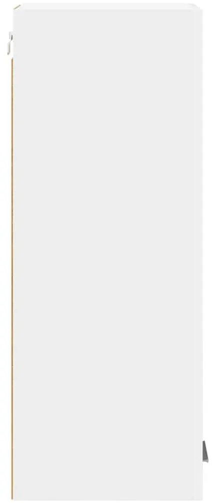 vidaXL Κρεμαστό ντουλάπι Λευκό 30 x 31 x 80 εκ. Επεξεργασμένο ξύλο