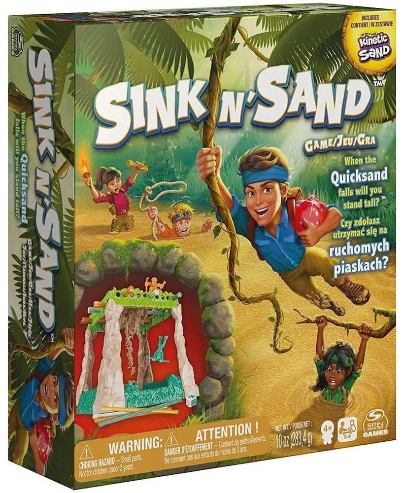 Επιτραπέζιο Παιχνίδι "Sink N Sand" 6065695 Για 2-4 Παίκτες Multi Spin Master