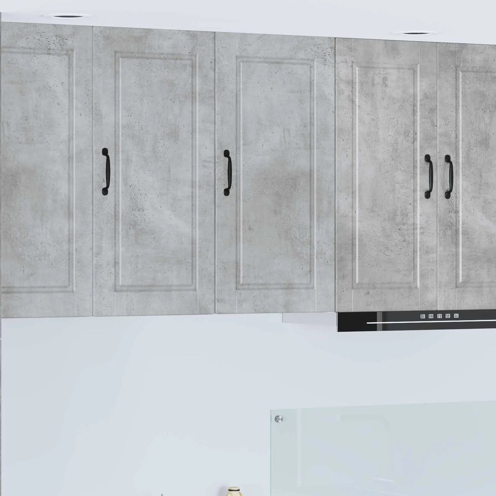 vidaXL Ντουλάπα Κουζίνας με ράφι Σκυρόδεμα Γκρι 40 x 31 x 80 εκ.