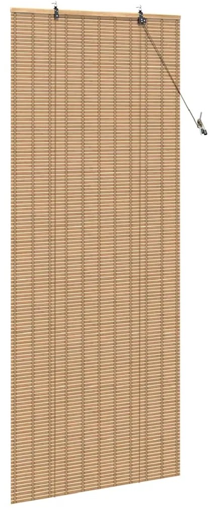 vidaXL Ρόλερ και Σκιάδια Ανοιχτό καφέ 80 x 220 εκ. Μπαμπού