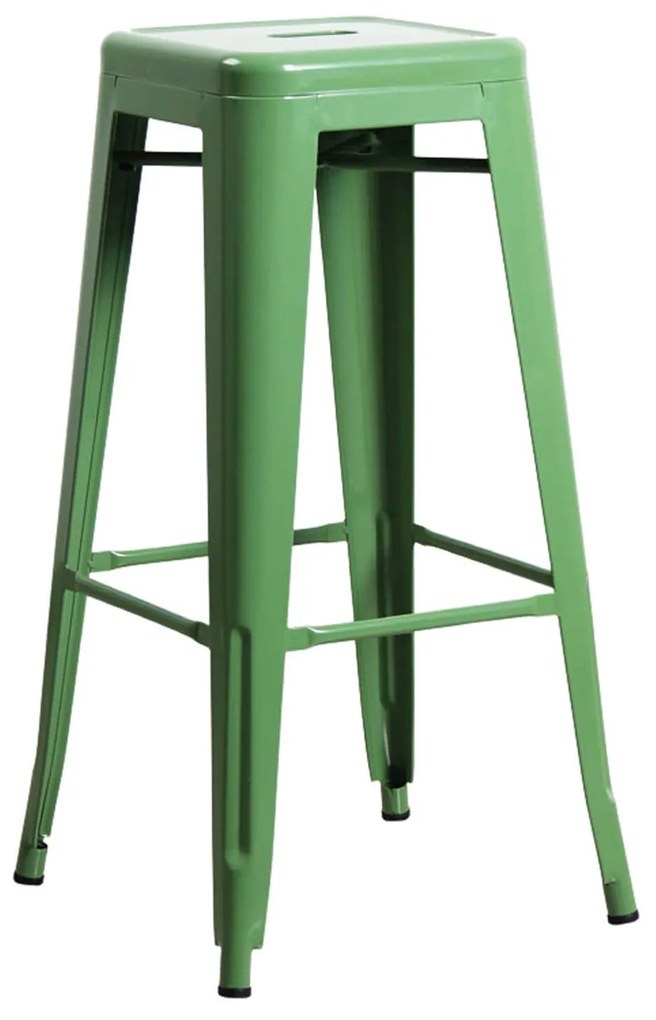 Σκαμπό Μπάρ Relix Green Ε5190,3 43X43Χ76 cm Metal