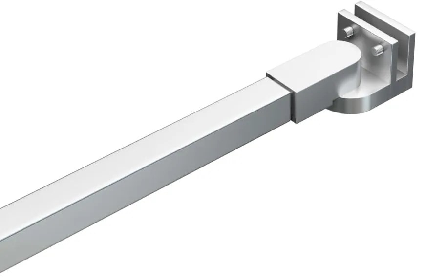 vidaXL Βραχίονας για Διαχωριστικό Μπάνιου 70-120 εκ. Ανοξείδωτο Ατσάλι