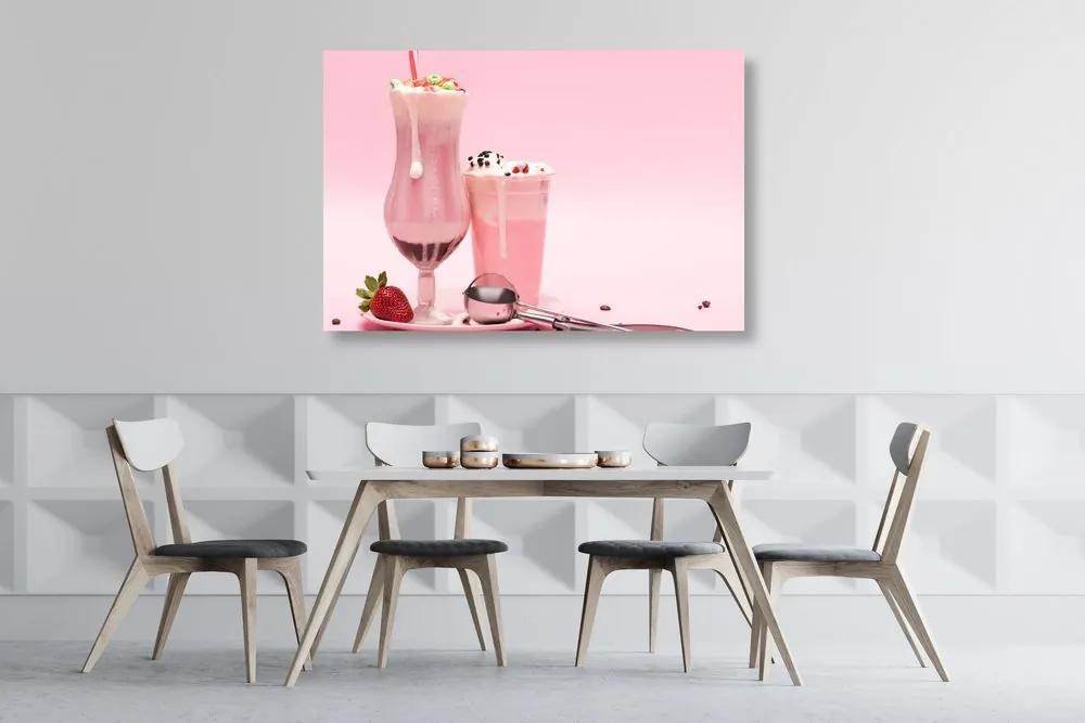 Εικόνα ροζ milkshake - 90x60