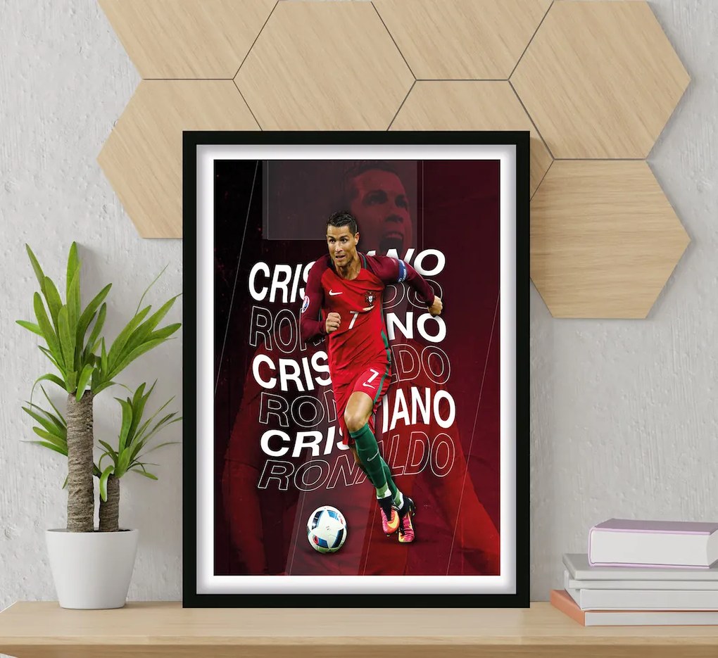 Πόστερ &amp; Κάδρο Cristiano Ronaldo SC044 21x30cm Εκτύπωση Πόστερ (χωρίς κάδρο)