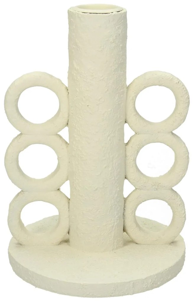 Κηροπήγιο ArteLibre Λευκό Polyresin 11x11x16cm-05152498