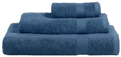 Πετσέτα FROVA DENIM BLUE σετ-πετσέτες-3-τεμαχίων-30-x-50-50-x-90-80-x-150-εκ