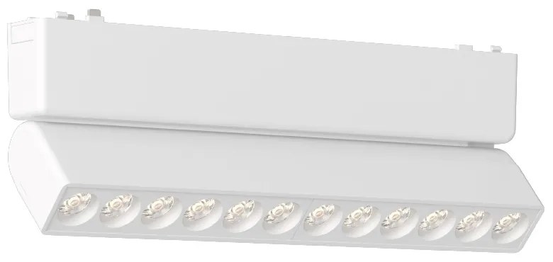 InLight Φωτιστικό LED 12W 3CCT για Ultra-Thin μαγνητική ράγα σε λευκή απόχρωση (by tuya and zigbee) D:23cmX8cm (T04805-WH)