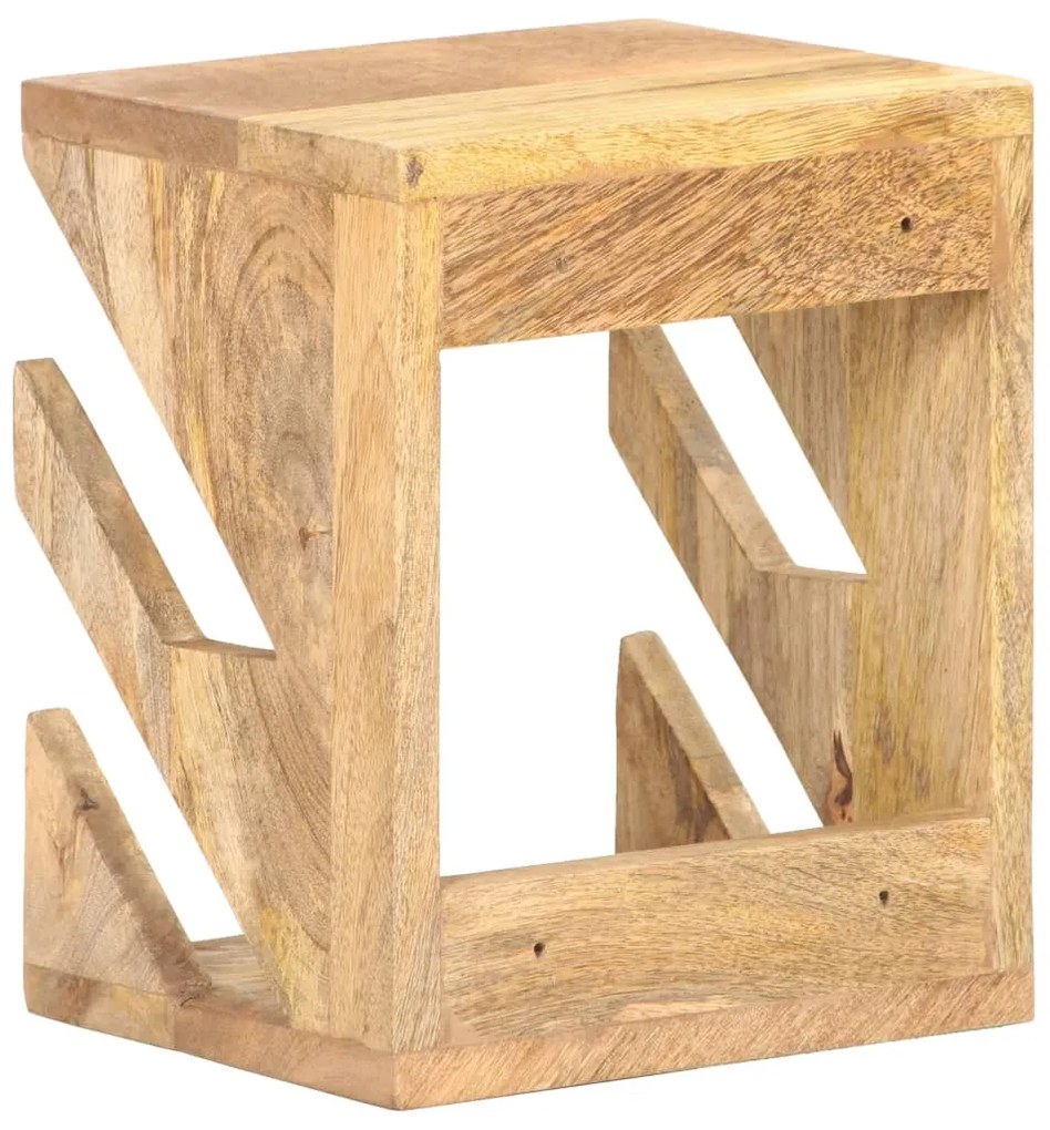 vidaXL Βάση για Skateboard Επιτοίχια 25x20x30 εκ. Μασίφ Ξύλο Μάνγκο