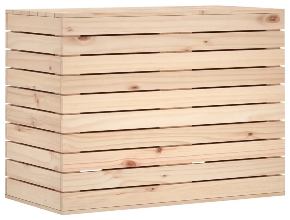 vidaXL Καλάθι Ρούχων 88,5x44x66 εκ. από Μασίφ Ξύλο Πεύκου
