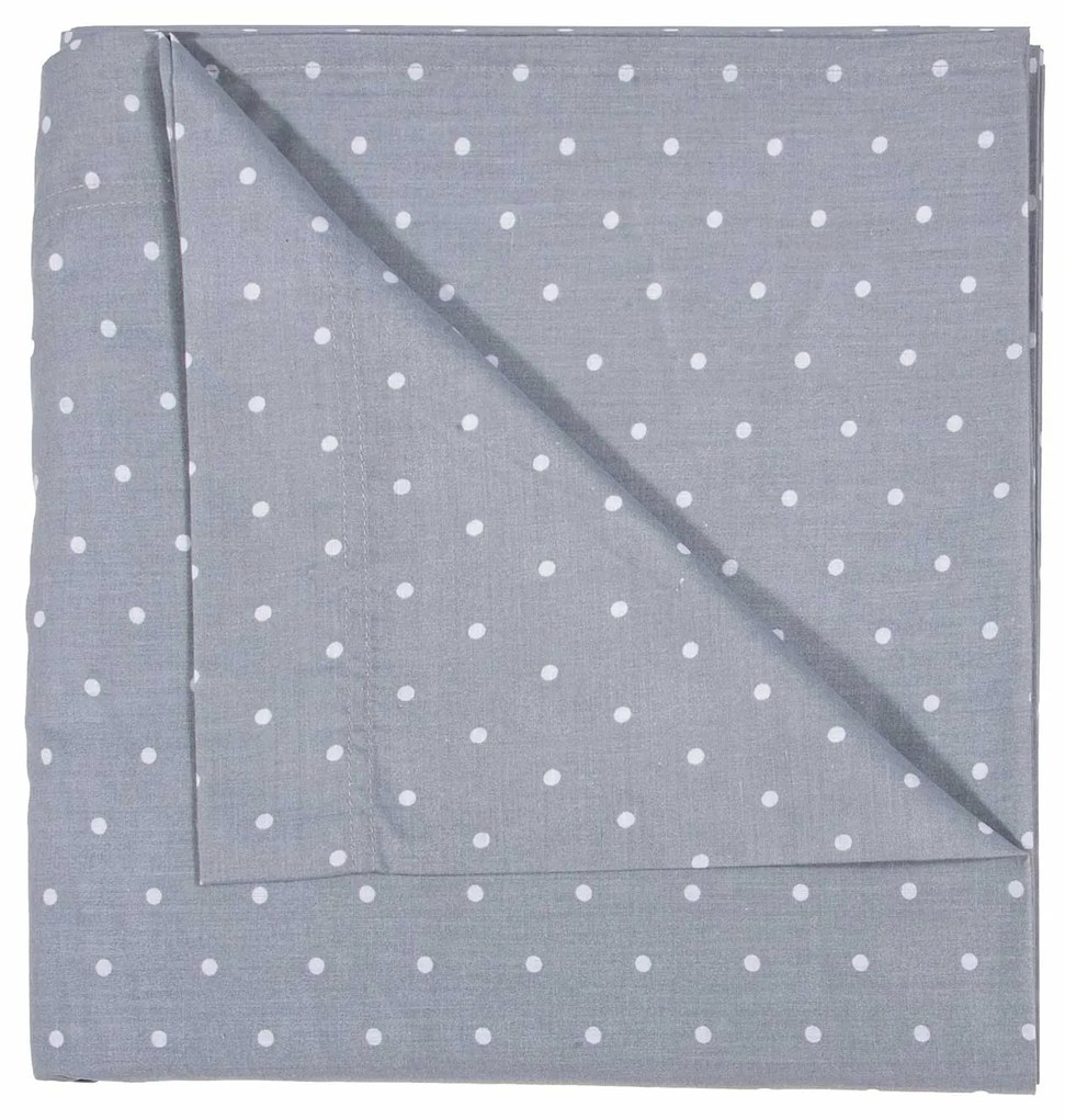Σεντόνι Μεμονωμένο Polycotton Μονό 170x260εκ. Loft 2502 Γκρι Greenwich Polo Club