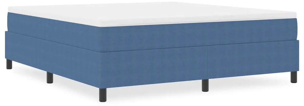 vidaXL Κρεβάτι με ελατήρια Μπλε 180 x 200 cm Βελούδο