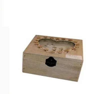 Κουτί Ραπτικής Ξύλινο 12x12x7cm με Θήκες Etoile SP-251