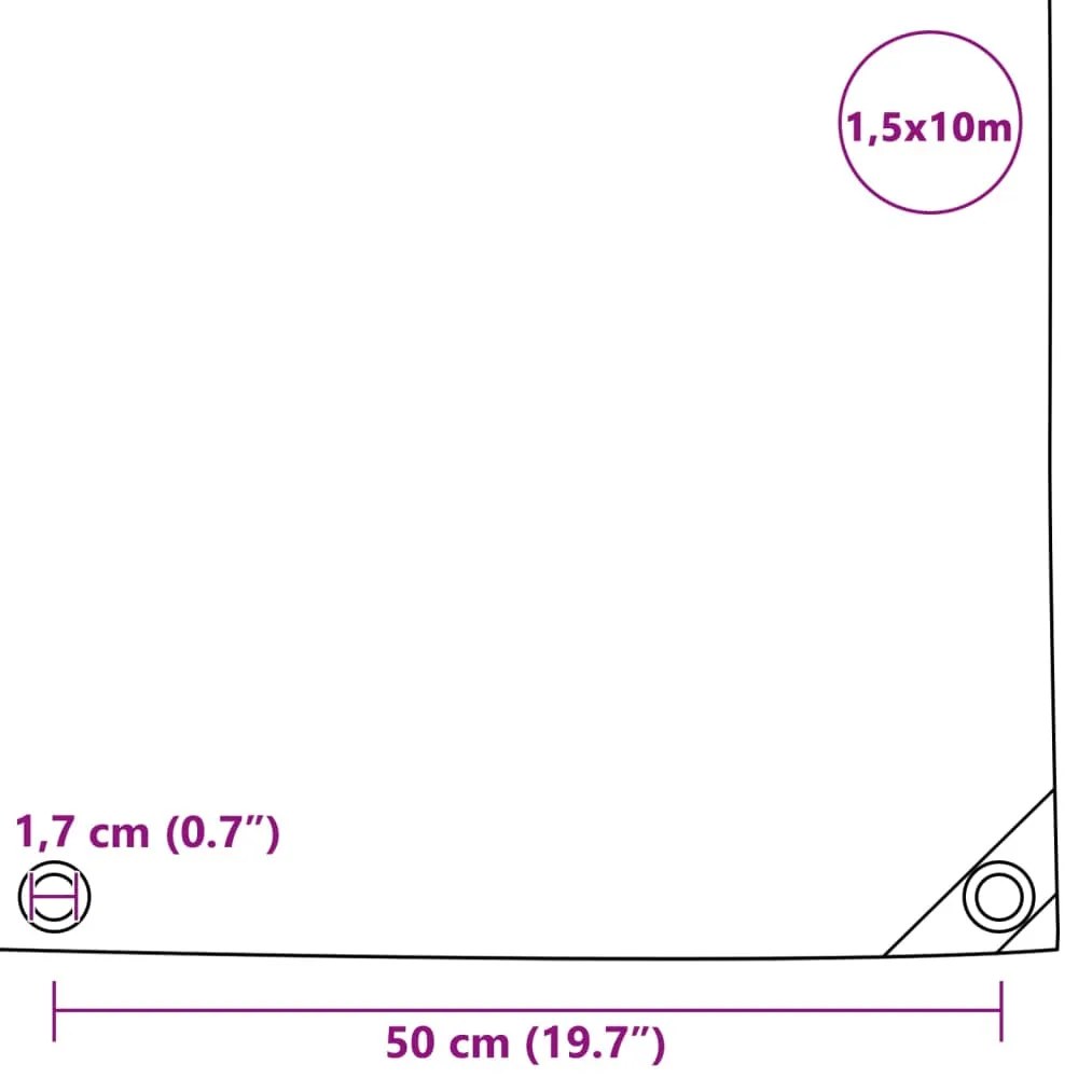 Μουσαμάς Μπλε 1,5 x 10 μ. 650 γρ./μ.²  - Μπλε