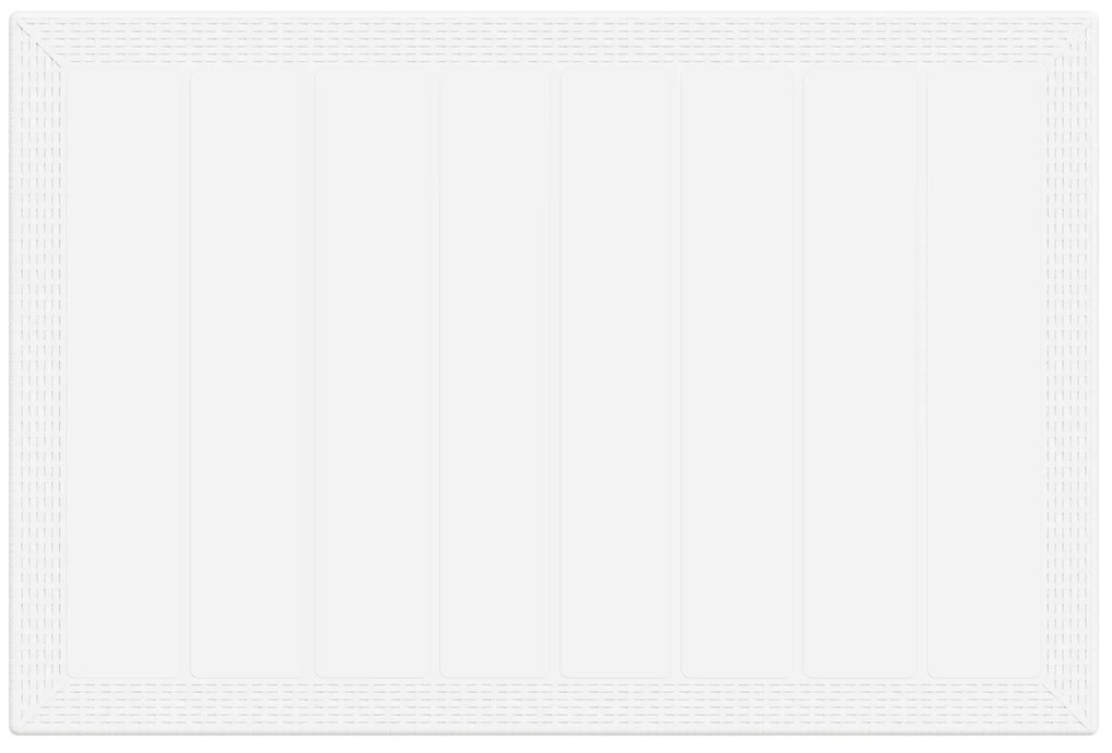 vidaXL Σετ Γευμάτων Κήπου 5 pcs Λευκό 150 x 100 x 73 εκ.