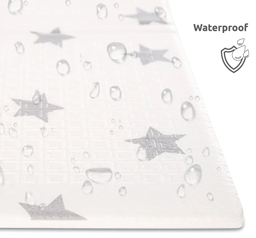 Χαλάκι Δραστηριοτήτων Πτυσσόμενο Διπλής Όψης Waves &amp; Stars 180x200cm 10300490004 Lorelli