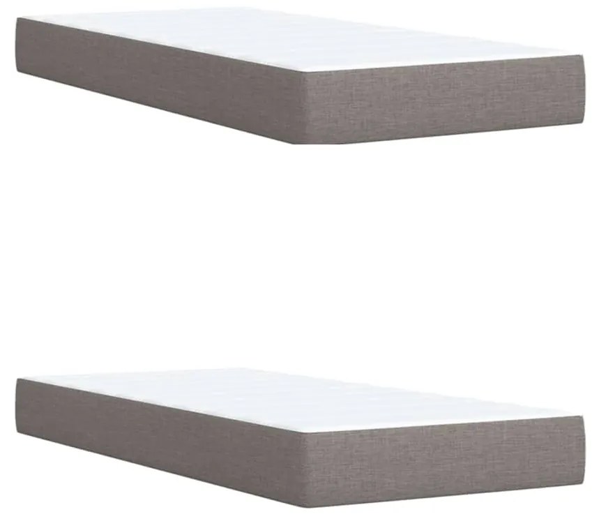 ΚΡΕΒΑΤΙ BOXSPRING ΜΕ ΣΤΡΩΜΑ TAUPE 200X200 ΕΚ. ΥΦΑΣΜΑΤΙΝΟ 3290606