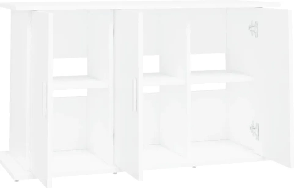 vidaXL Βάση Ενυδρείου Λευκή 101 x 41 x 58 εκ. από Επεξεργασμένο Ξύλο