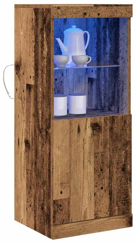 vidaXL Πλαϊνό γραφείο Παλαιό ξύλο 41 x 37 x 100 εκ Επεξεργασμένο ξύλο