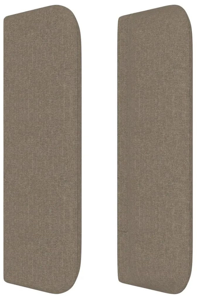 vidaXL Κεφαλάρι με Πτερύγια Taupe 93x16x78/88 εκ. Υφασμάτινο