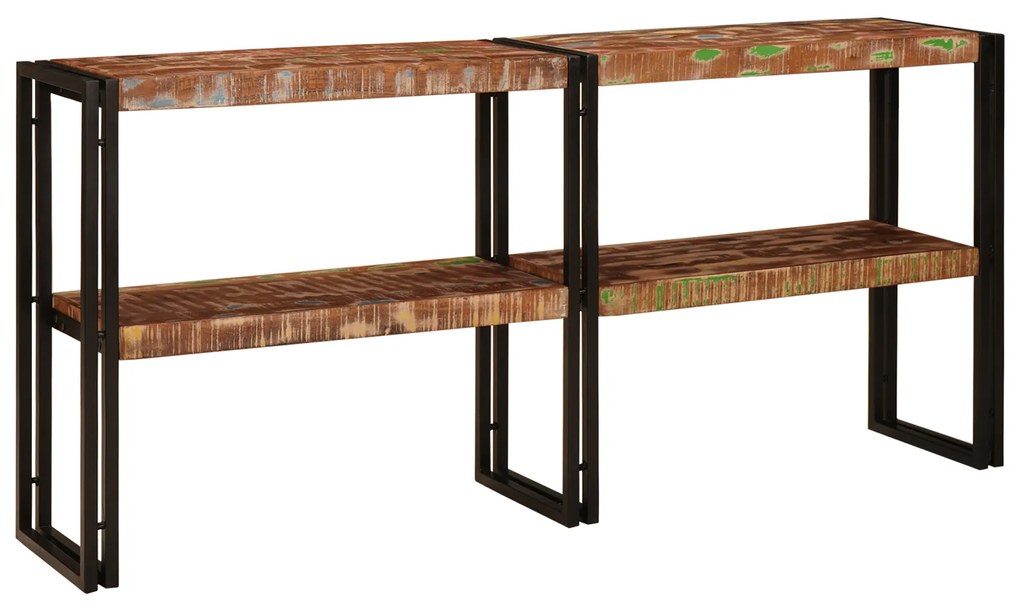 vidaXL Τραπέζι Κονσόλας 160x33x75 εκ Μασίφ Ξύλο Ανάκτηση
