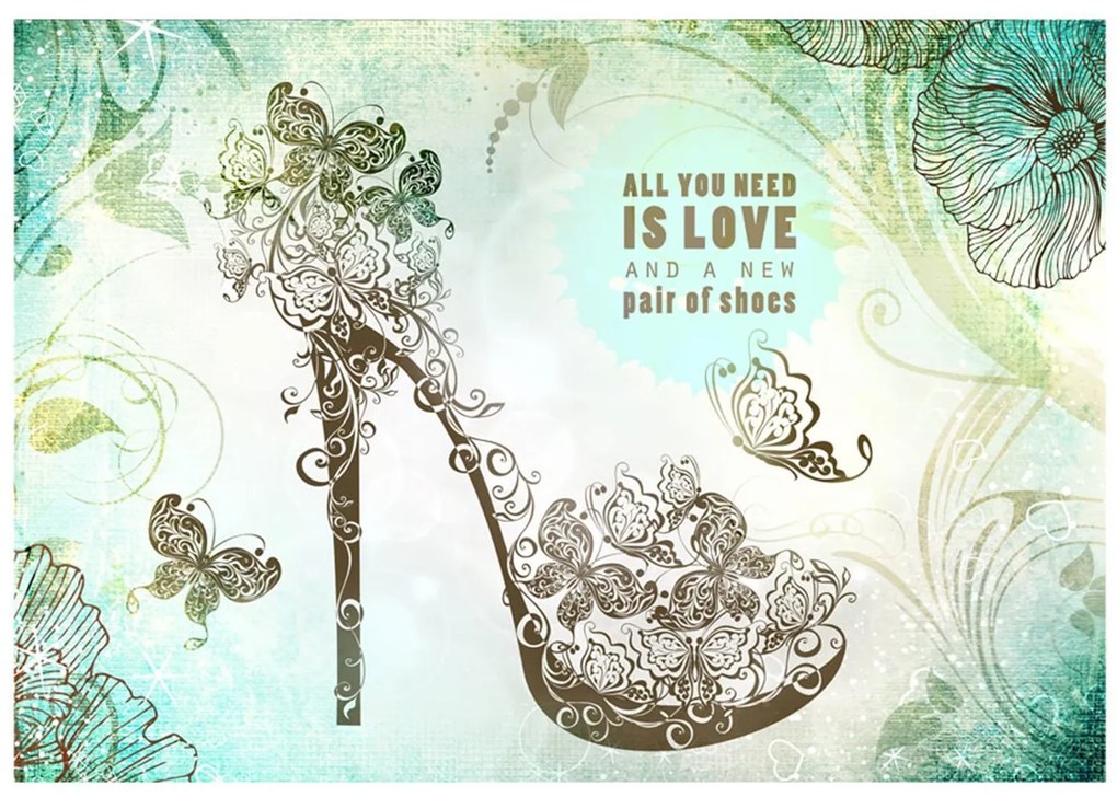 Φωτοταπετσαρία - All you need is ... a new pair of shoes 100x70