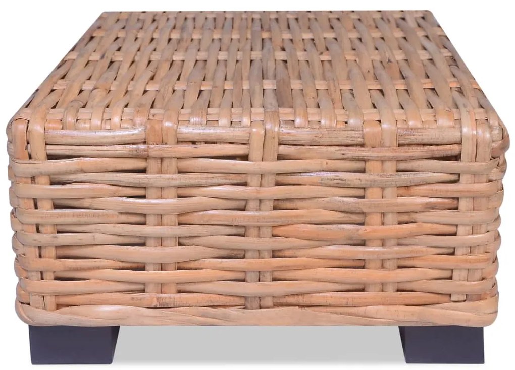 vidaXL Σαλονιού Τραπεζάκι 45 x 45 x 30 εκ. από Φυσικό Ρατάν