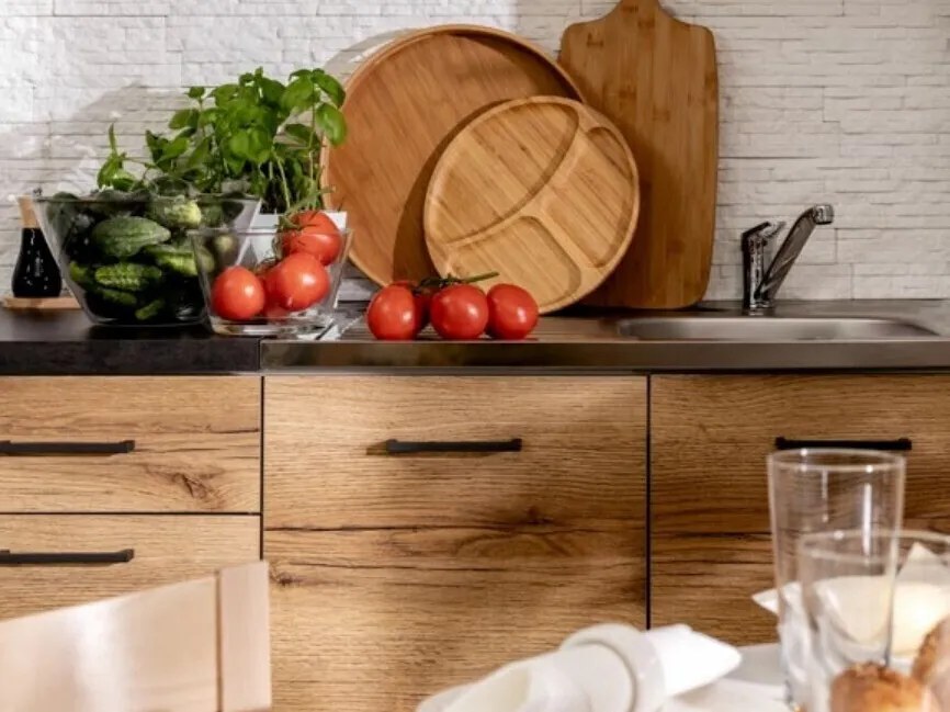 Σετ κουζίνας Econ plus 118, 180x60cm, 74 kg, Πάγκος, Πλαστικοποιημένη μοριοσανίδα | Epipla1.gr