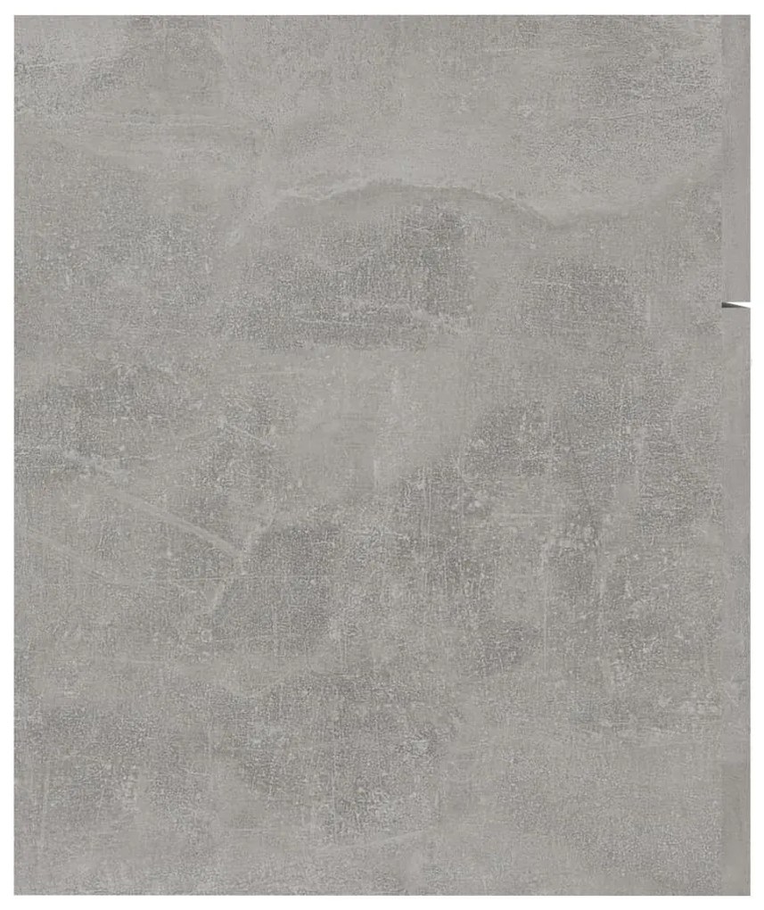 vidaXL Ντουλάπι Νιπτήρα Γκρι Σκυροδέματος 60x38,5x46 εκ. Μοριοσανίδα