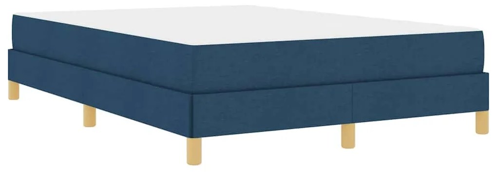 vidaXL Κρεβάτι με ελατήρια Μπλε και Καφέ 160 x 200 cm