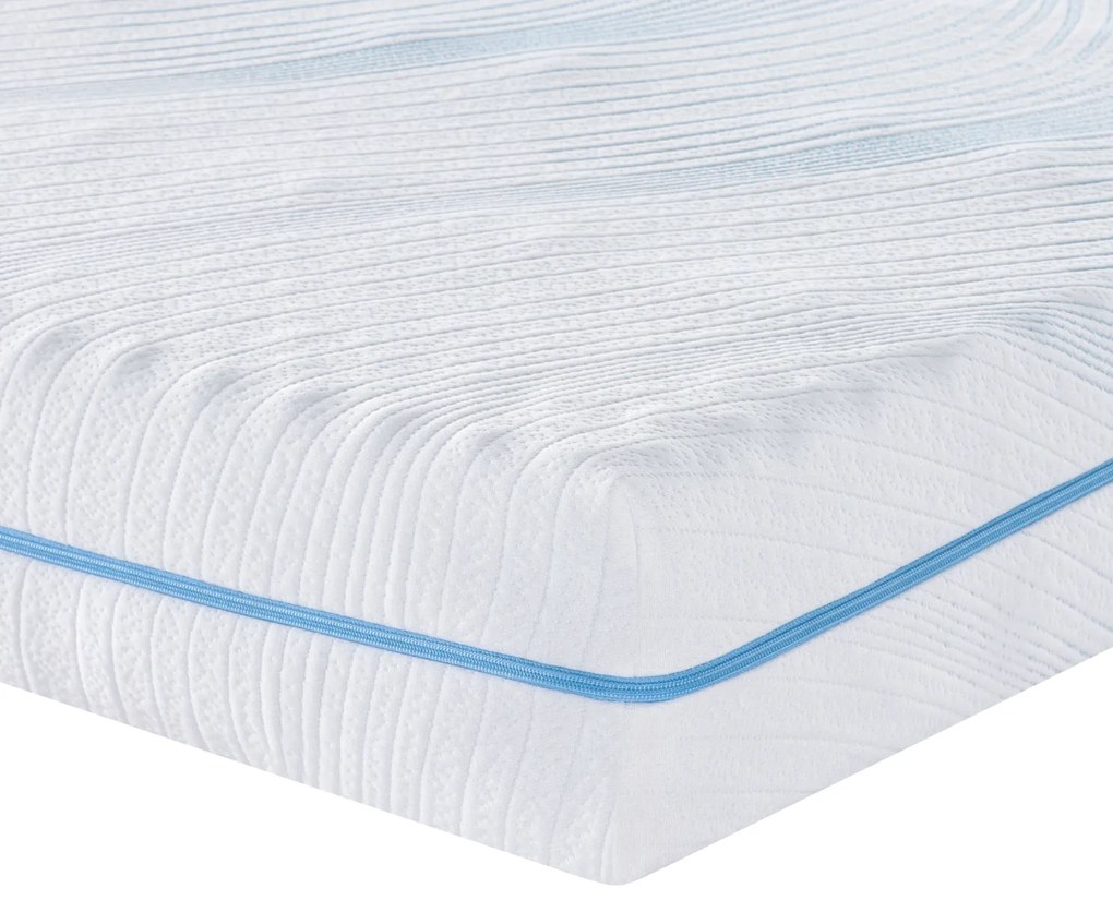 vidaXL Στρώματα Λευκό 80 x 200 cm 100% ύφασμα πολυεστέρα με τζακάρ