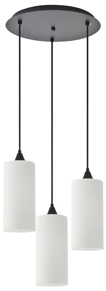 Φωτιστικό Οροφής SE21-BL-4-3BL-GL3 ADEPT TUBE Pendant White Glass+ - 51W - 100W - 77-9002