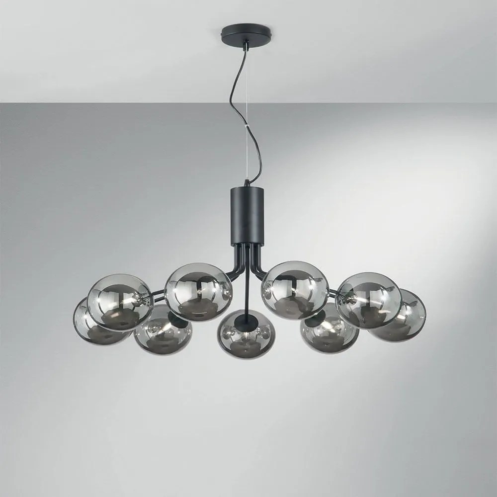 Φωτιστικό Οροφής Κρεμαστό I-Honey-S9-NER G9 161x83,4x41cm Black Luce Ambiente Design