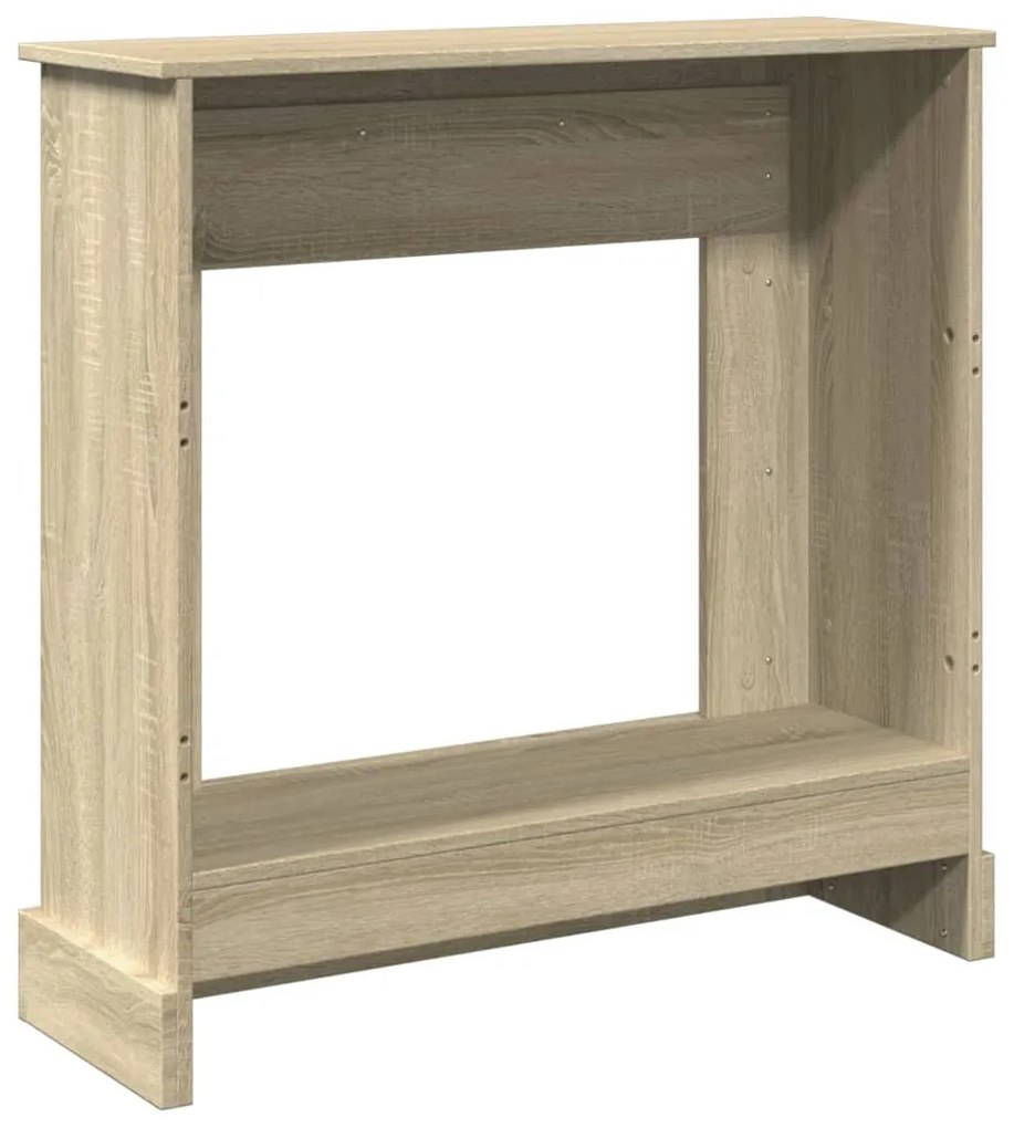 vidaXL Πλαίσιο Τζακιού Sonoma Δρυς 90x30x90 εκ. από Επεξ. Ξύλο