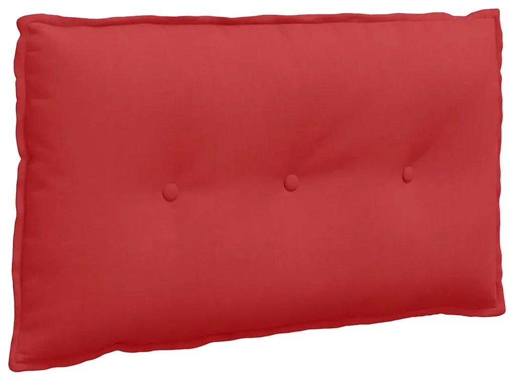 vidaXL Μαξιλάρι Πλάτης Κόκκινο 80 x 19 x 50 εκ ύφασμα