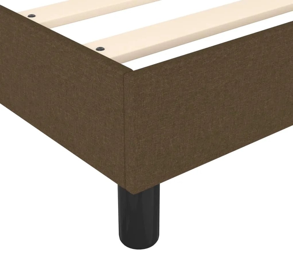 ΚΡΕΒΑΤΙ BOXSPRING ΜΕ ΣΤΡΩΜΑ ΣΚΟΥΡΟ ΚΑΦΕ 200X200 ΕΚ. ΥΦΑΣΜΑΤΙΝΟ 3144104