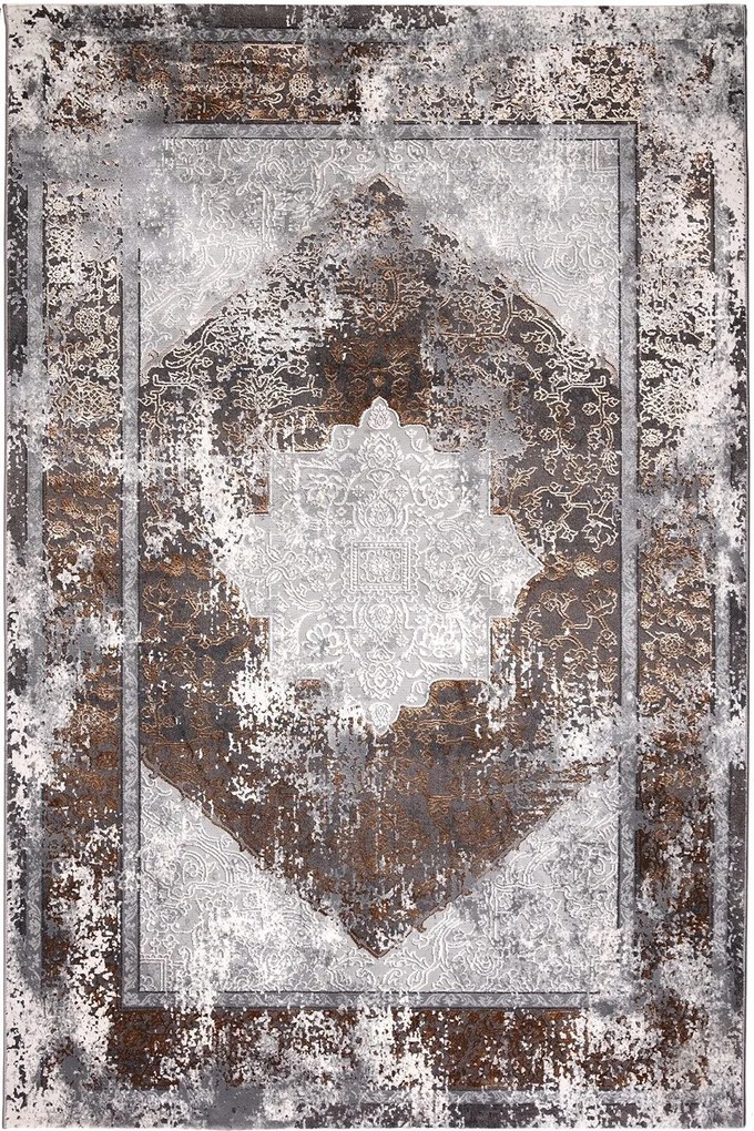 Χαλί Storyteller 34334 075 Grey-Brown Βιοκαρπέτ 160X230cm