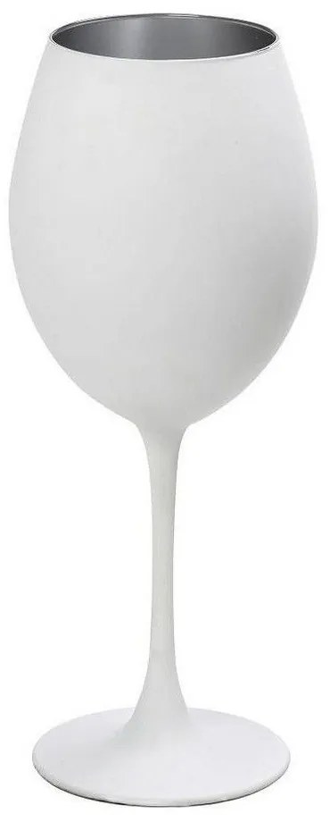 Ποτήρι Κρασιού Maya Rab321K6 7Χ23cm White-Silver Espiel Glass