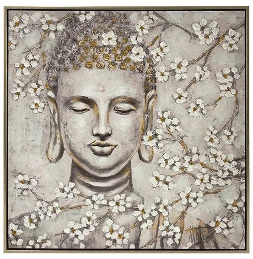 Πίνακας Καμβάς 166-124-032 60x4x60cm Multi Square Καμβάς