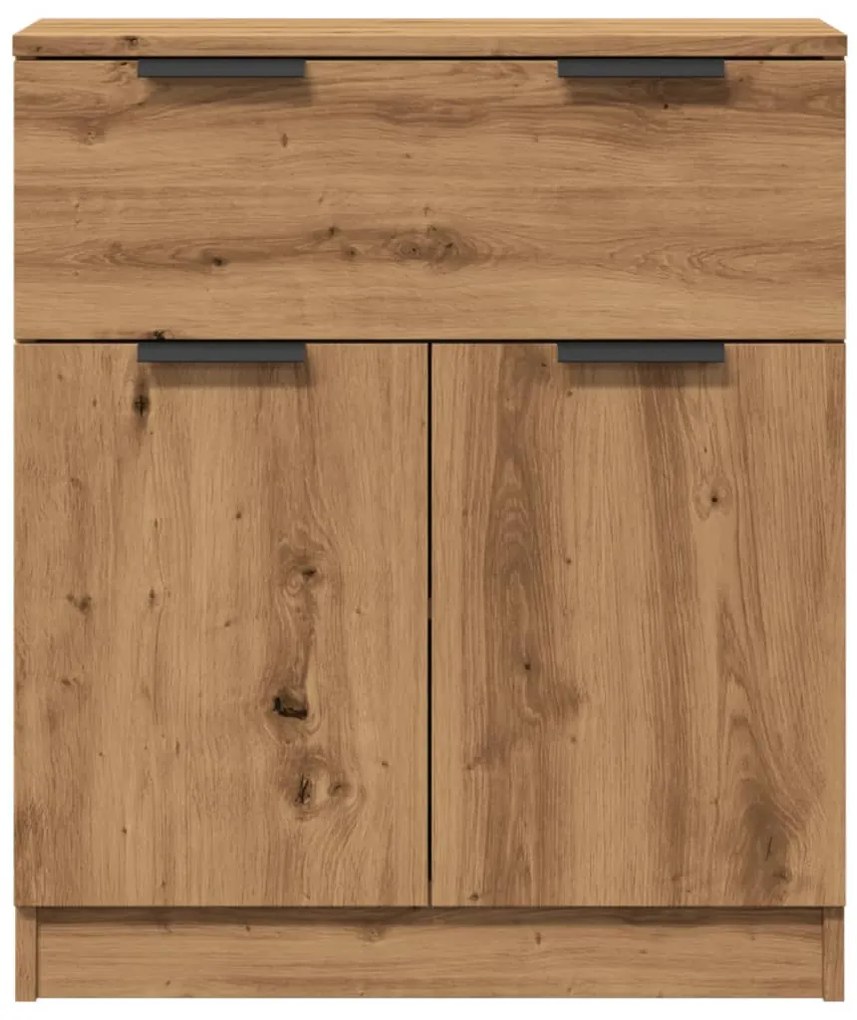 vidaXL Μπουφές Αρτισιανή Δρυς 60 x 30 x 70 εκ. από Επεξεργασμένο Ξύλο