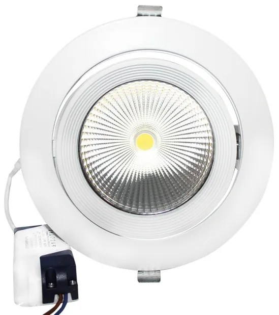 Χωνευτό Φωτιστικό Οροφής LED 30W Λευκό Κινητό Lino 4000K LINO3040N Aca LINO3040N Λευκό