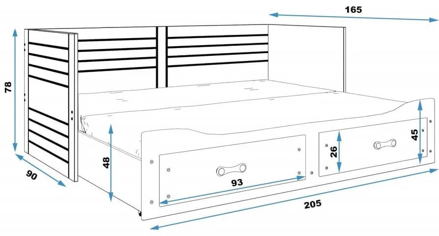 Καναπές Κρεβάτι  Herald  White  80/160×200cm (Δώρο τα Στρώματα)