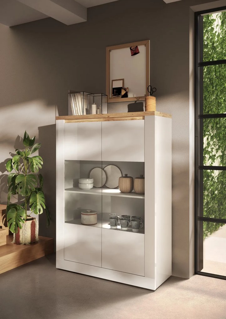 Έπιπλο Τηλεόρασης Ανθρακί Οξειδωμένο 121x43x57