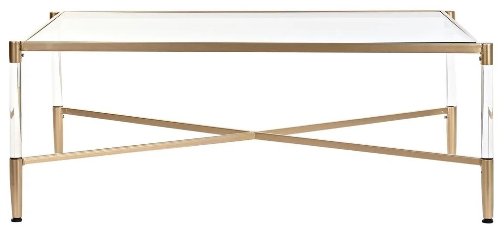 Τραπεζάκι Καφέ DKD Home Decor Μέταλλο Ακρυλικό Glamour (120 x 70 x 45 cm)