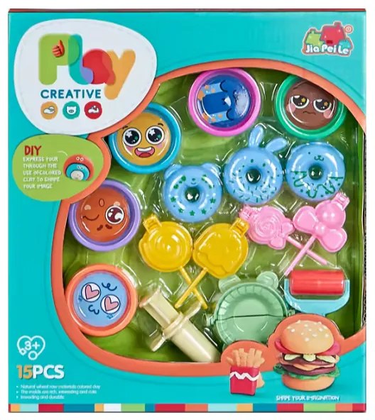 Σετ κατασκευών DIY με πλαστελίνη - Delicious - 5838-127